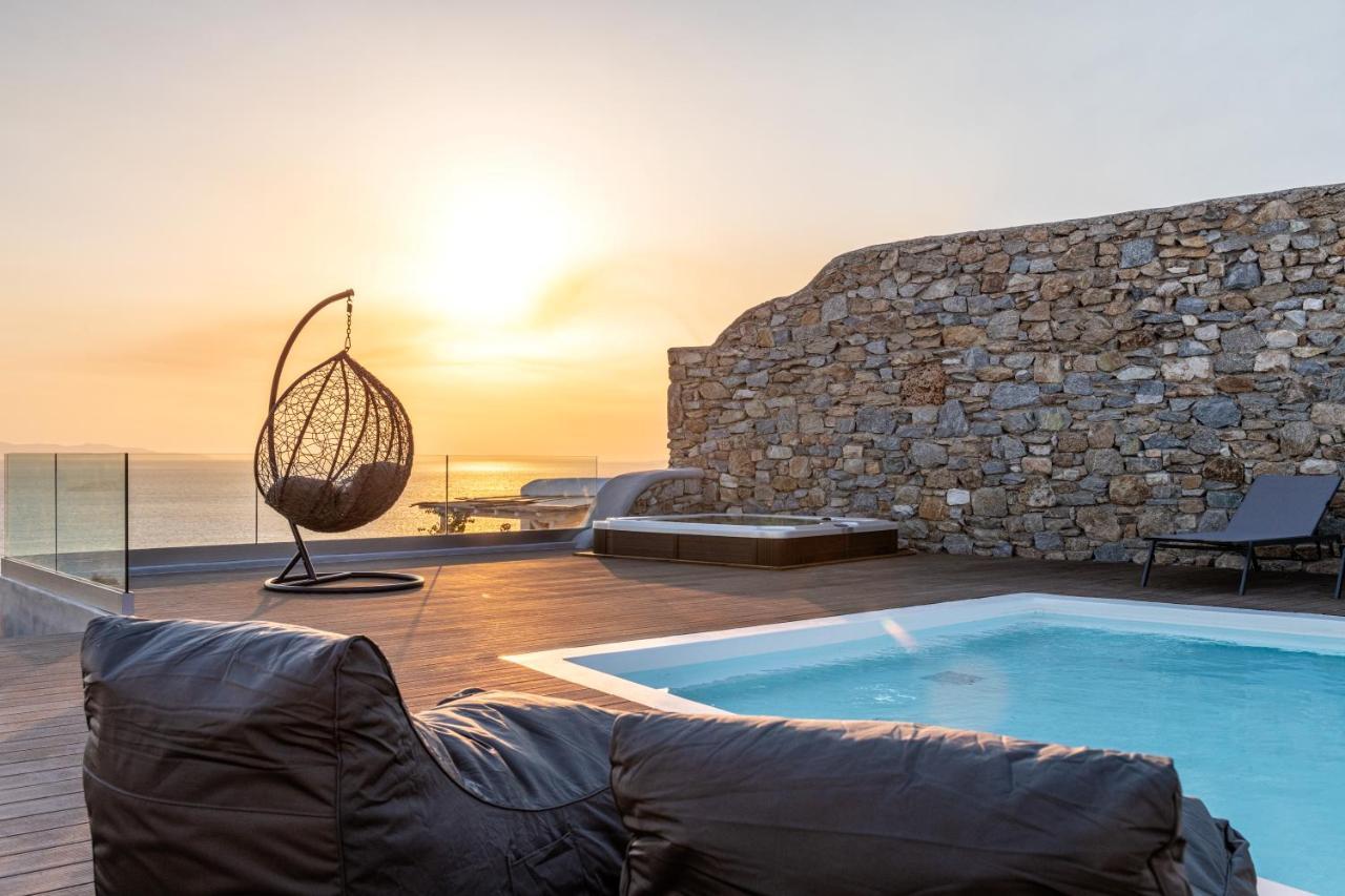 Villa In Mykonos - 6 Bedroom - 1Km From Mykonos Town - Infinity Pool - Sunset View Exteriér fotografie