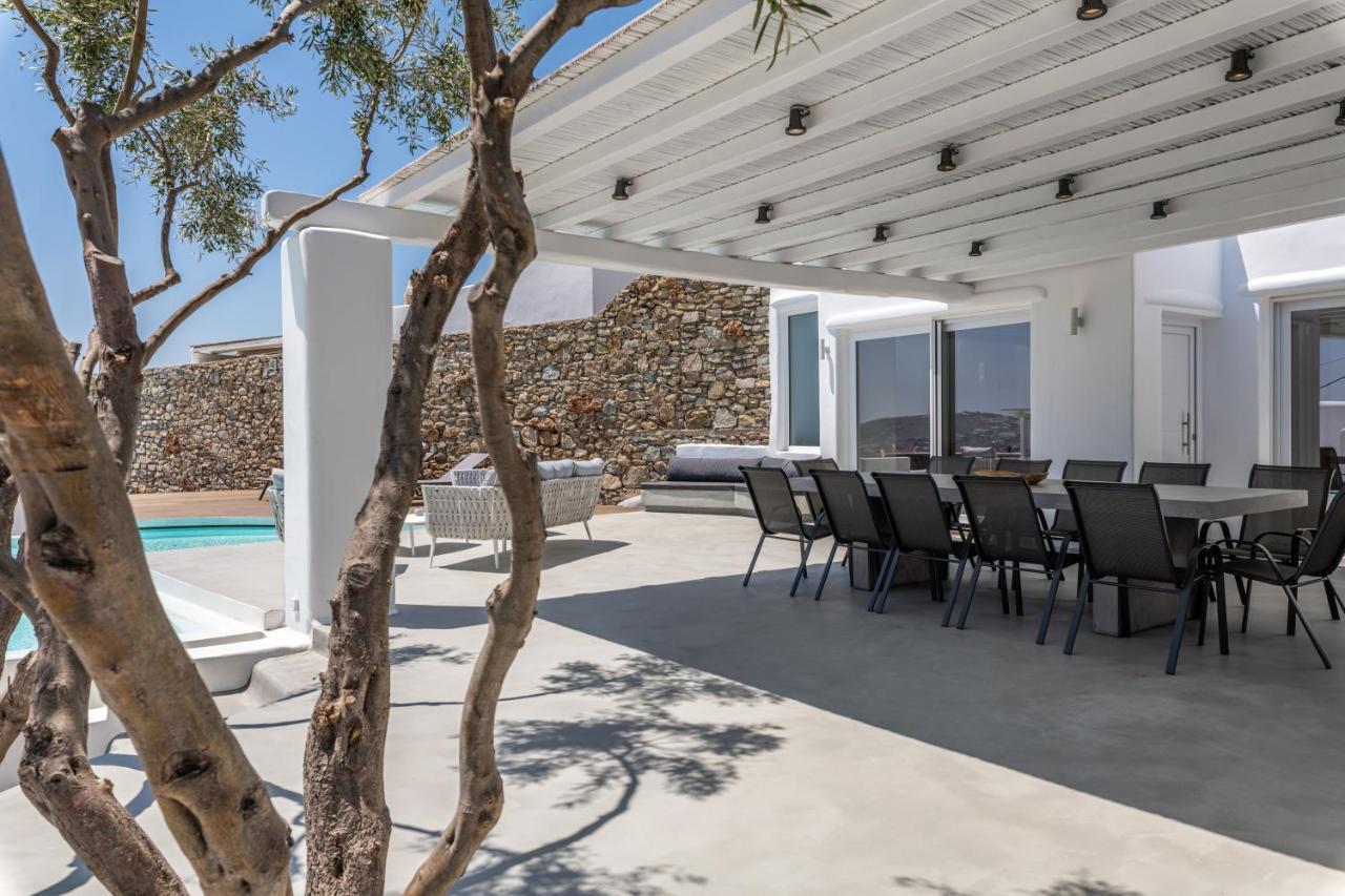 Villa In Mykonos - 6 Bedroom - 1Km From Mykonos Town - Infinity Pool - Sunset View Exteriér fotografie