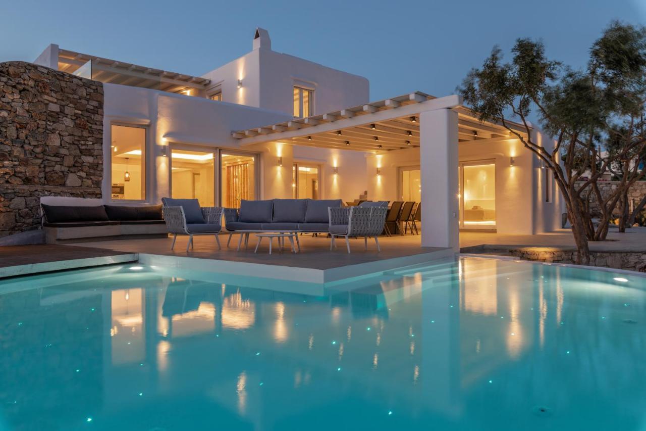 Villa In Mykonos - 6 Bedroom - 1Km From Mykonos Town - Infinity Pool - Sunset View Exteriér fotografie