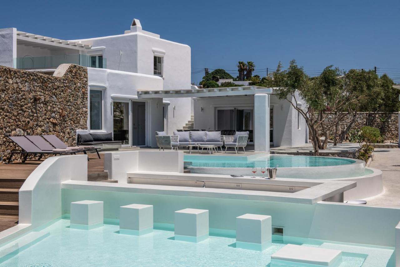 Villa In Mykonos - 6 Bedroom - 1Km From Mykonos Town - Infinity Pool - Sunset View Exteriér fotografie