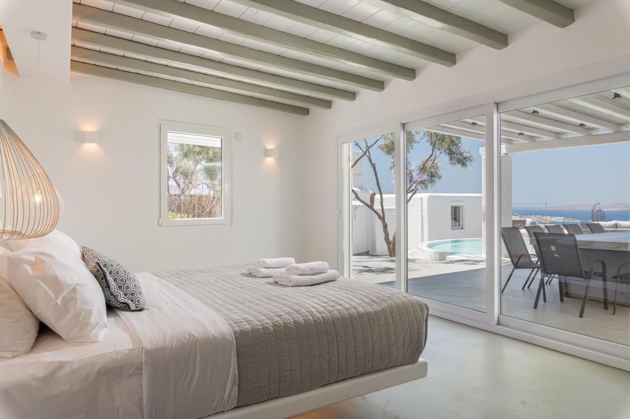 Villa In Mykonos - 6 Bedroom - 1Km From Mykonos Town - Infinity Pool - Sunset View Exteriér fotografie